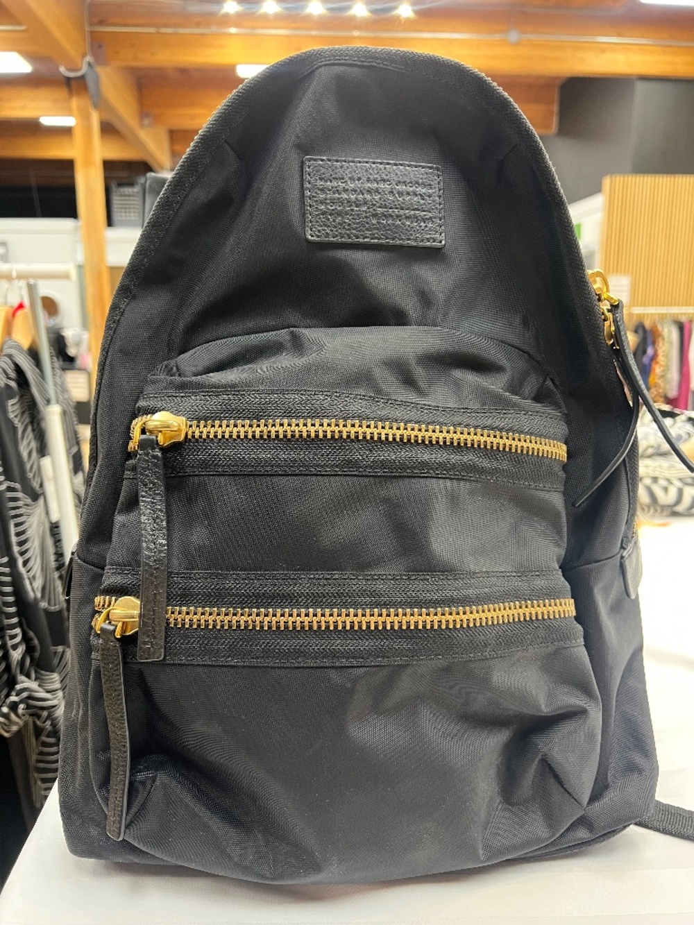Marc Jacobs Nylon Back pack with gold hardware